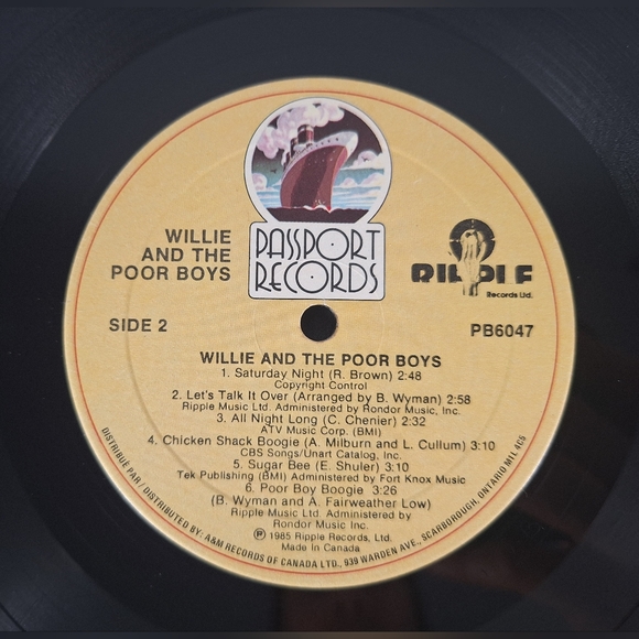 Willie and the Poor Boys LP - Picture 12 of 14
